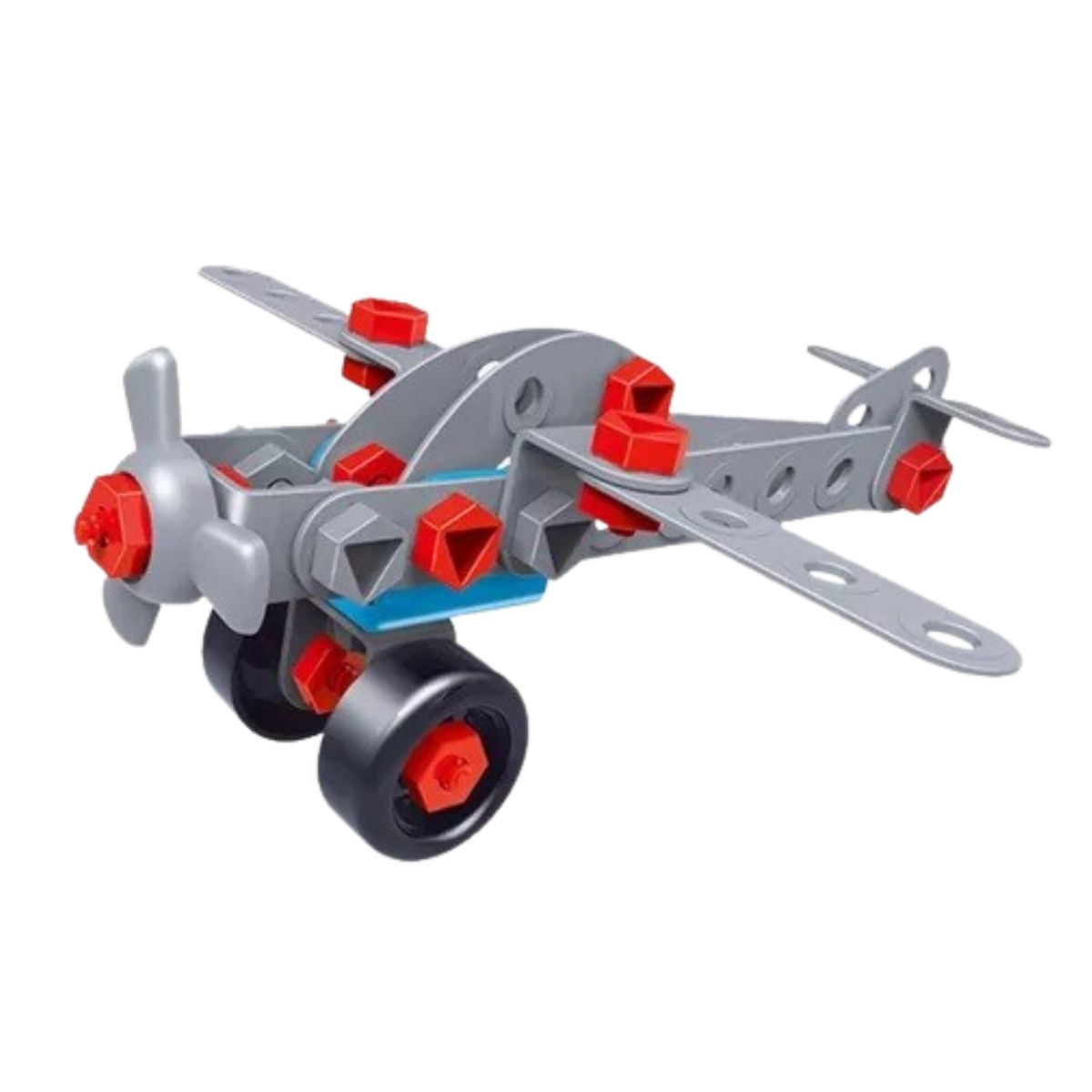 Blocos De Montar 2 Em 1 Avião Diy Models - Steam Toy Blocos De Montar 2 Em 1 Avião Diy Models - Steam Toy